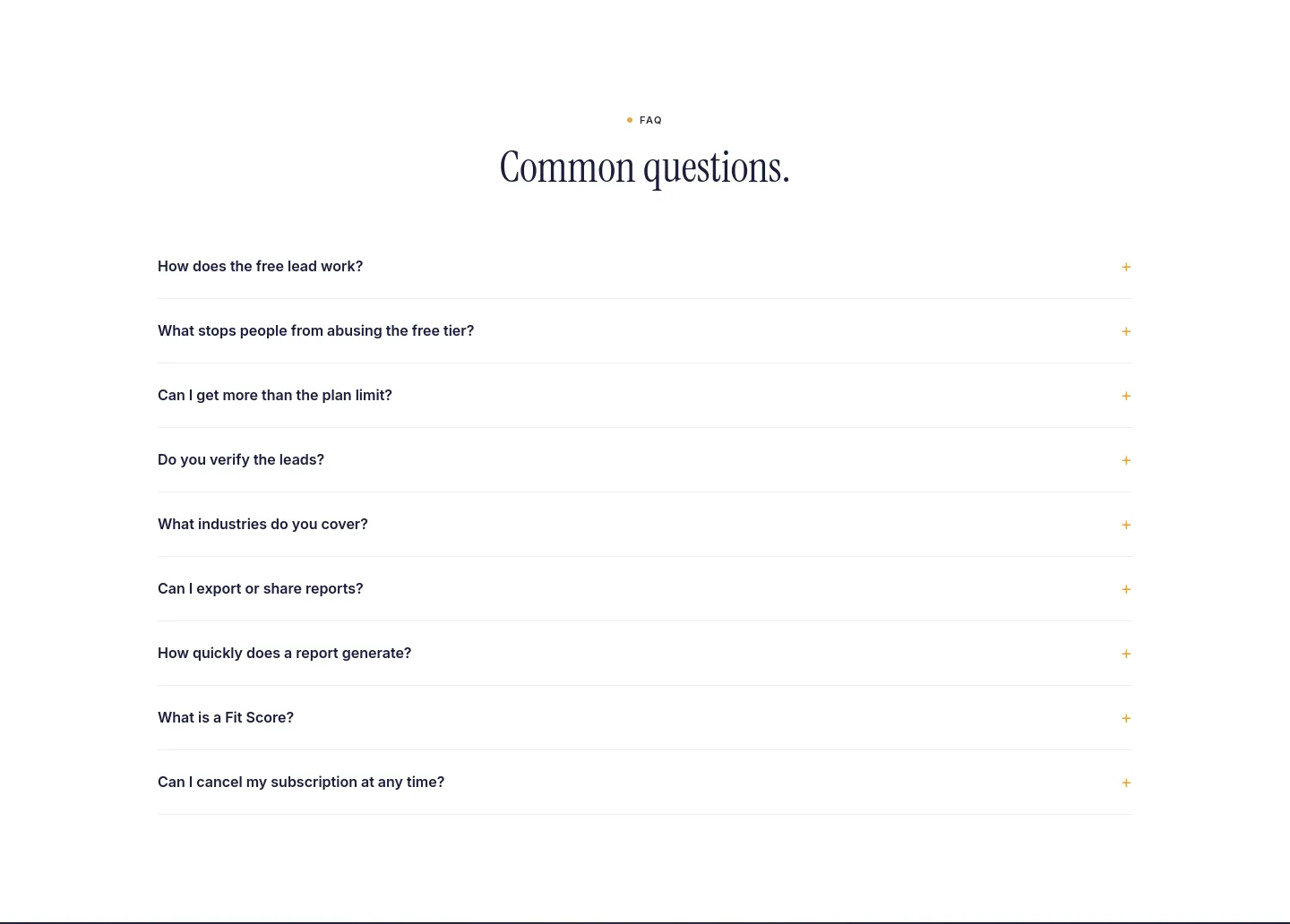 lsgro.com FAQ section
