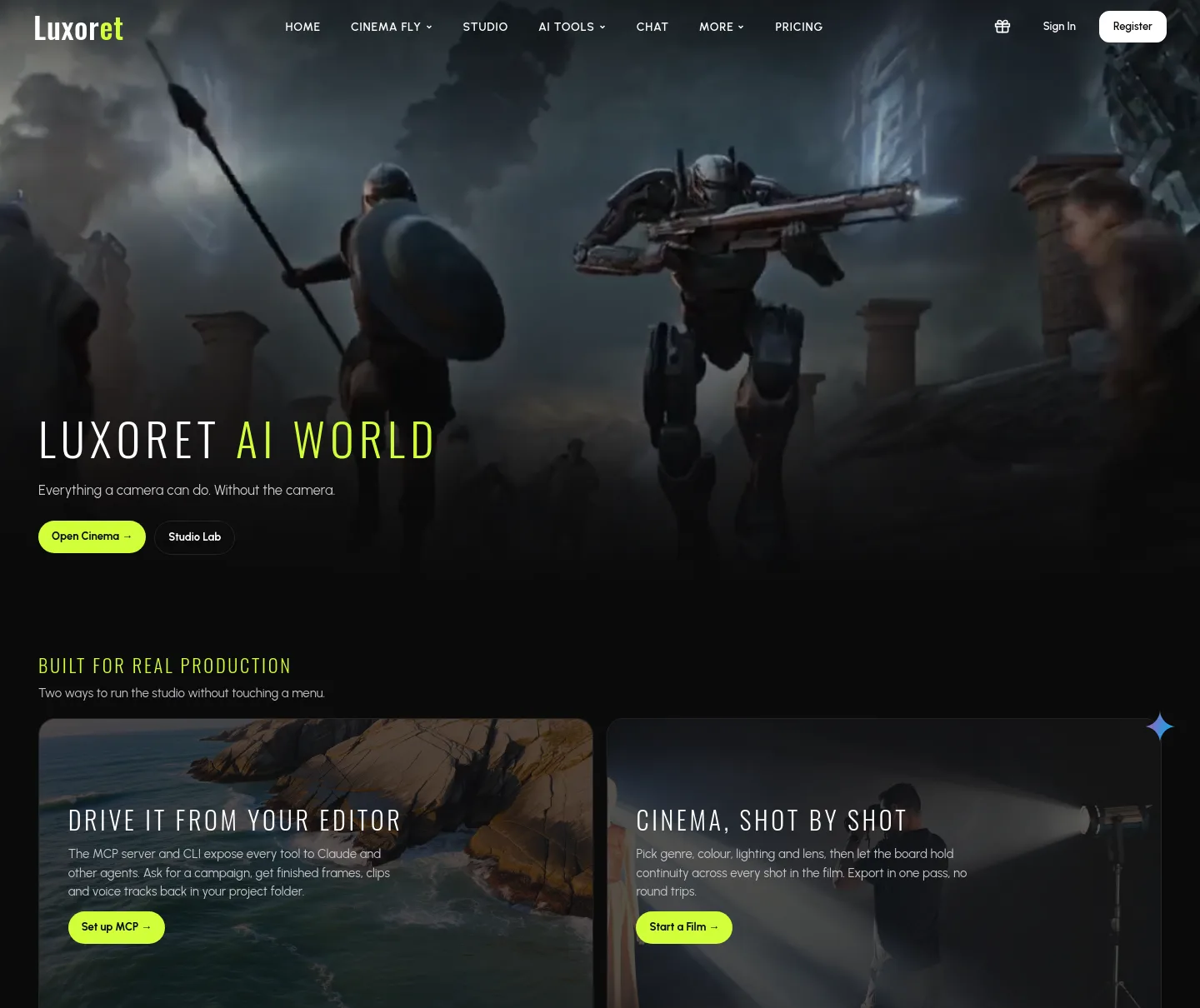 luxoret.com — Hero