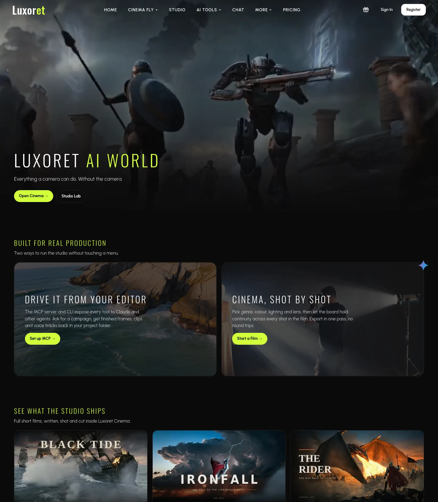 luxoret.com — a real The Trust Wall page