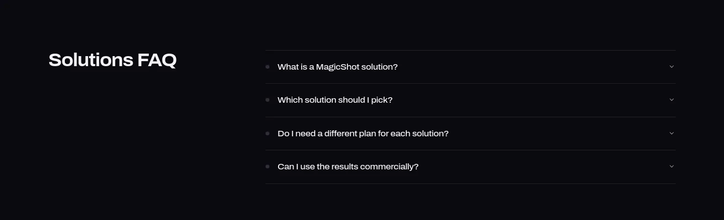magicshot.ai — FAQ