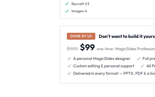 Price anchor element from magicslides.app