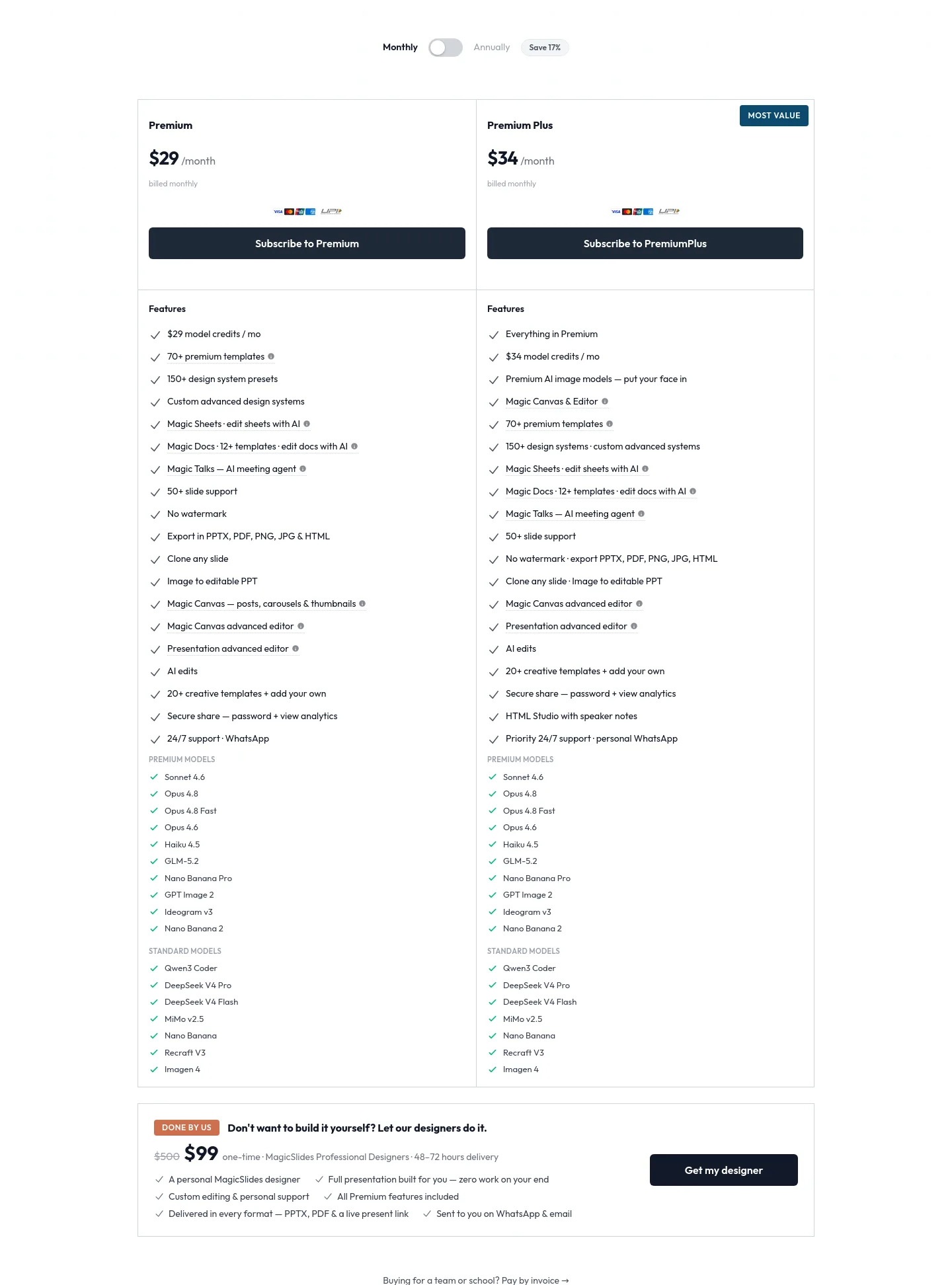 magicslides.app — Pricing