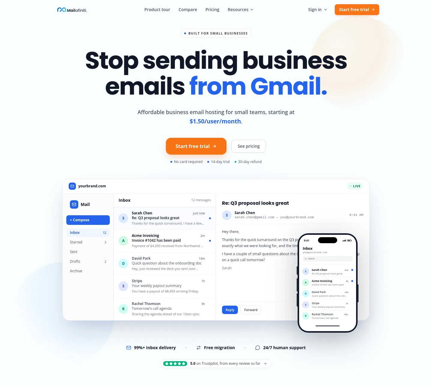 mailafiniti.com — Hero