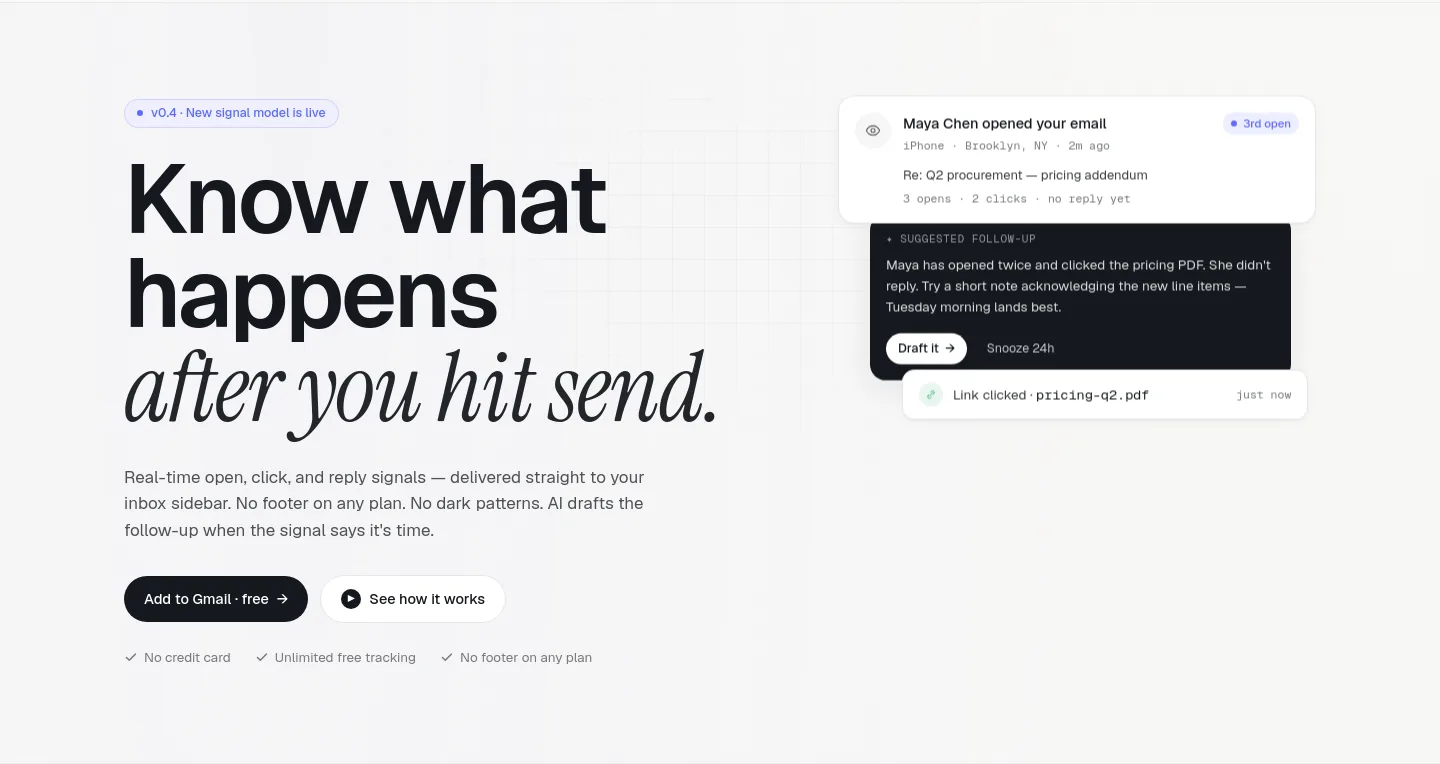 mailsenseai.com — Hero