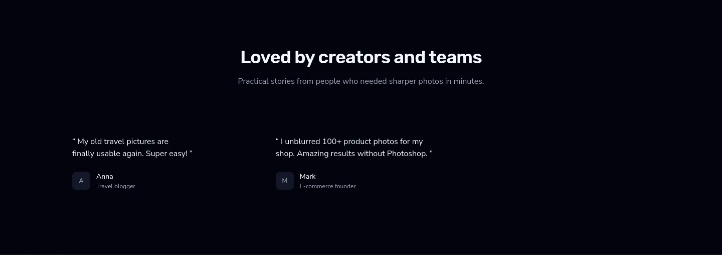 makeimageclearer.com — Logo Wall
