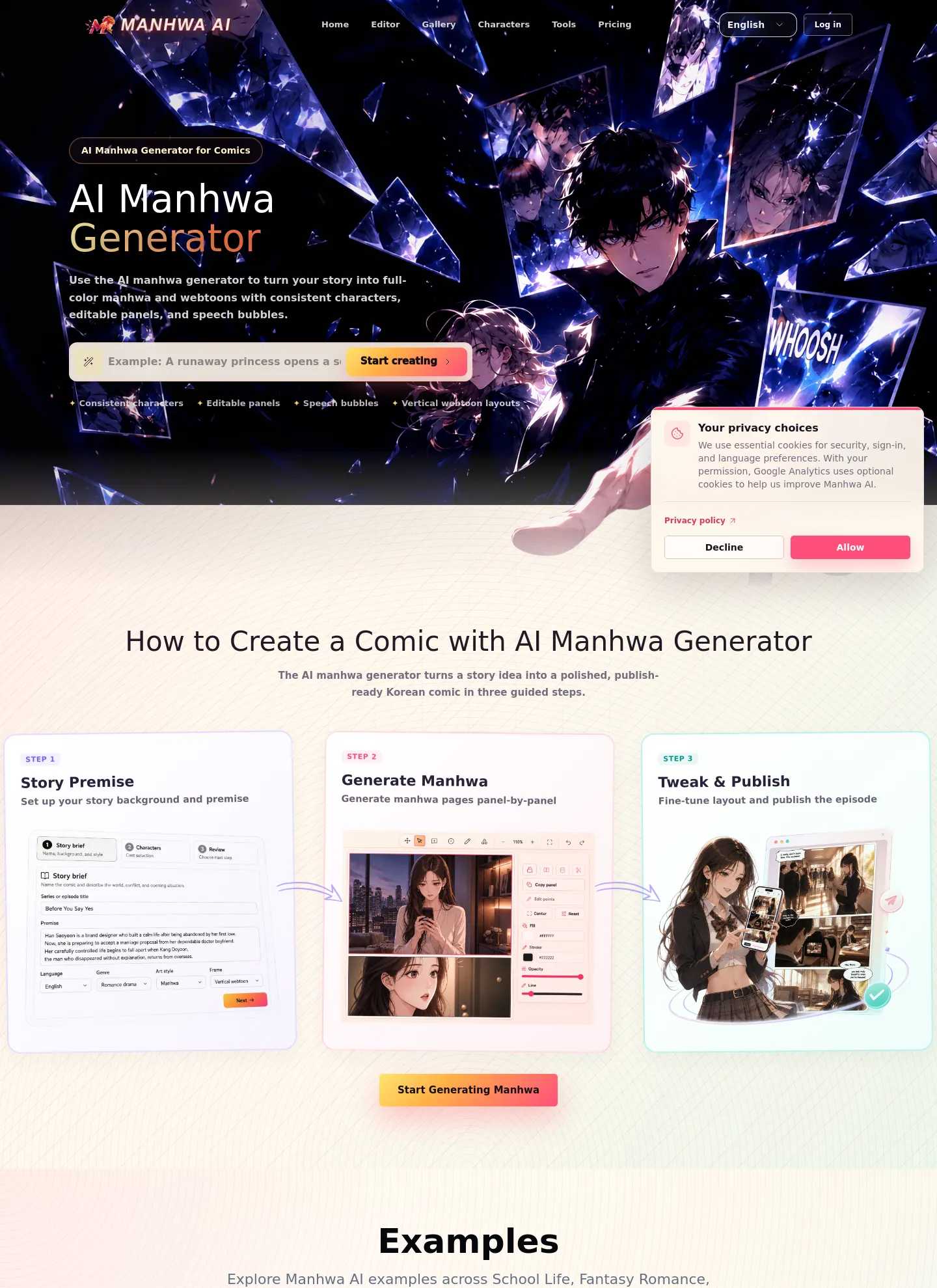 manhwaai.net — The Pricing Page