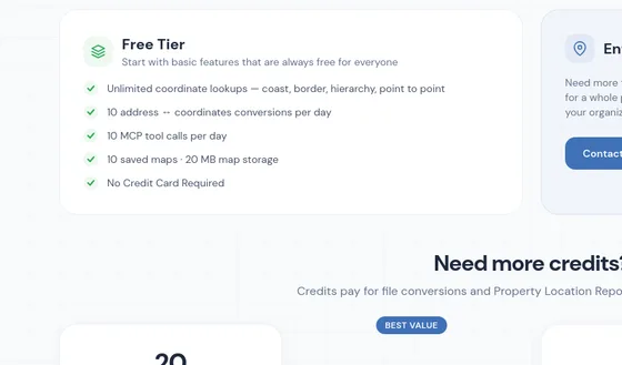 No credit card element from mapgo.io
