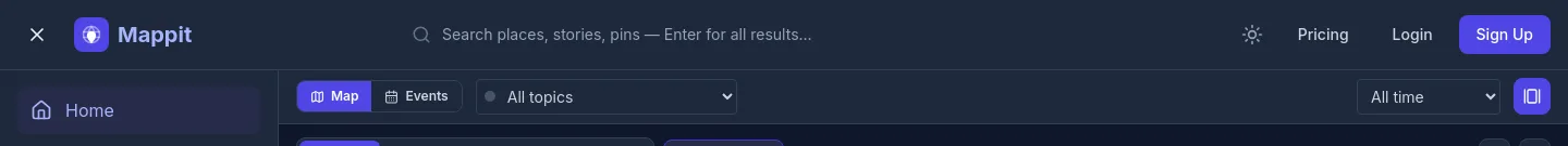 mappit.ai — a measured funnel