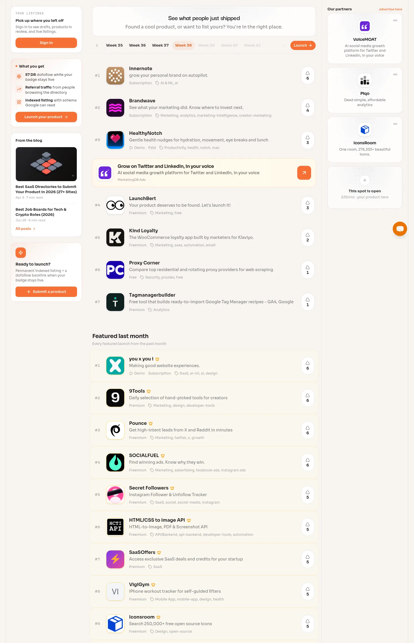 marketingdb.live — Hero