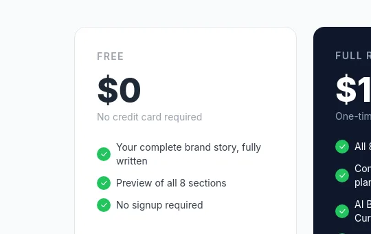 No credit card element from marketstart.co