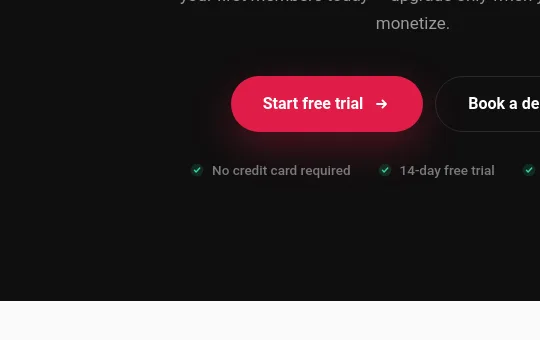 No credit card element from mateflow.com