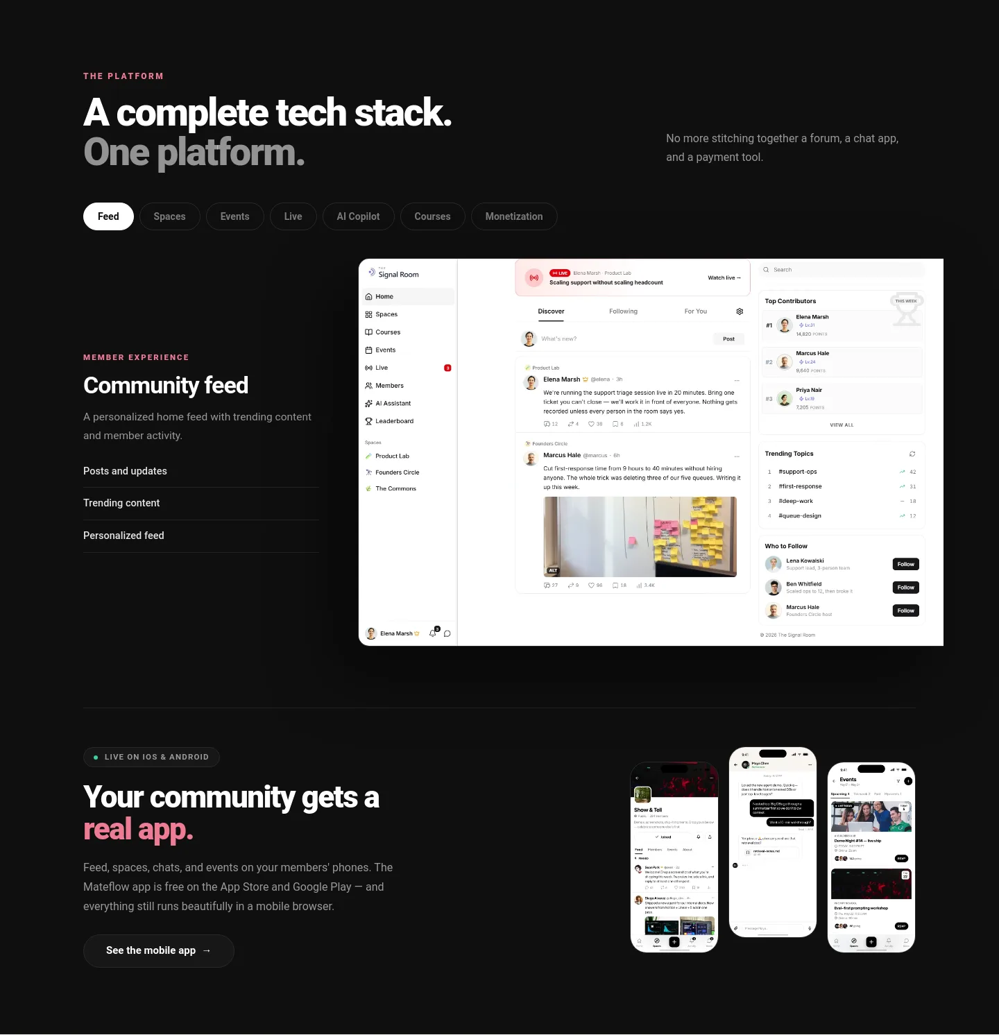mateflow.com — Features