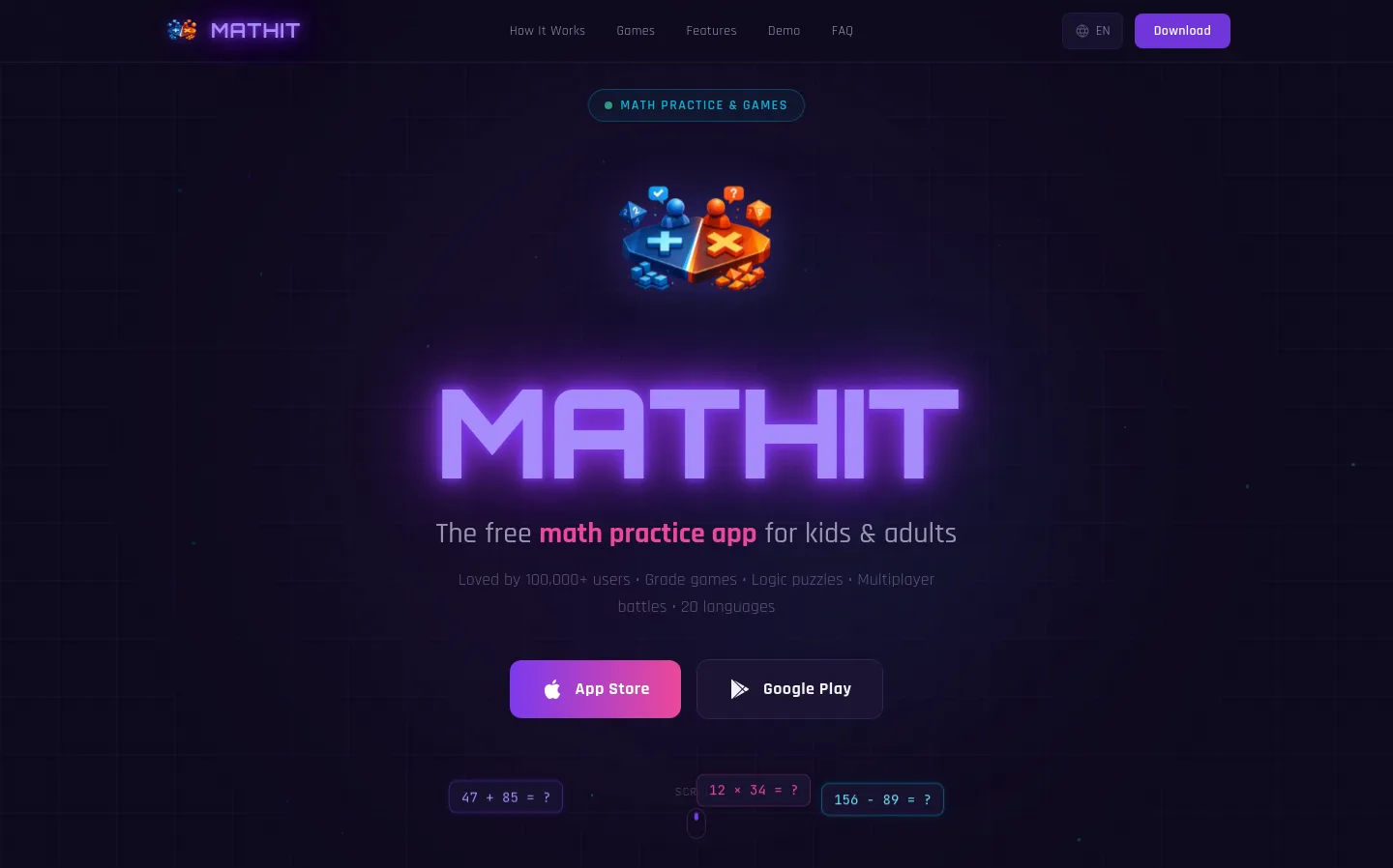 mathit.app — Hero