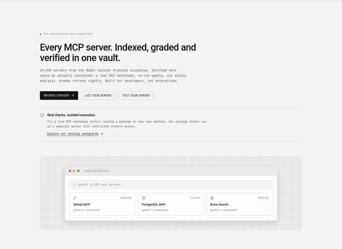 mcpvault.io — Hero