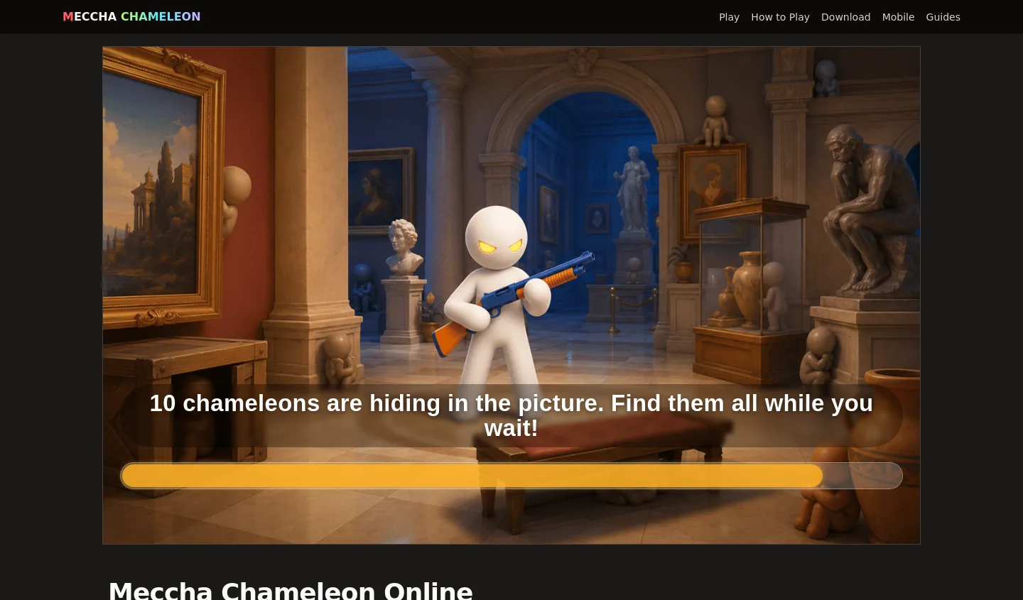 mecchachameleonplay.com — a measured funnel
