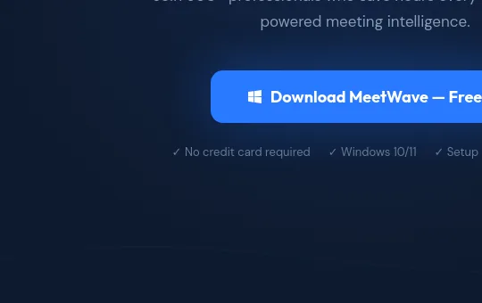 No credit card element from meetwave.io