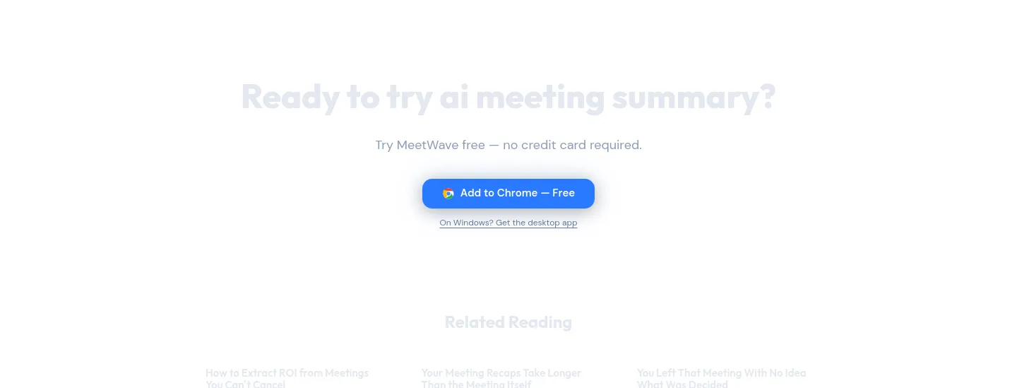 meetwave.io — CTA