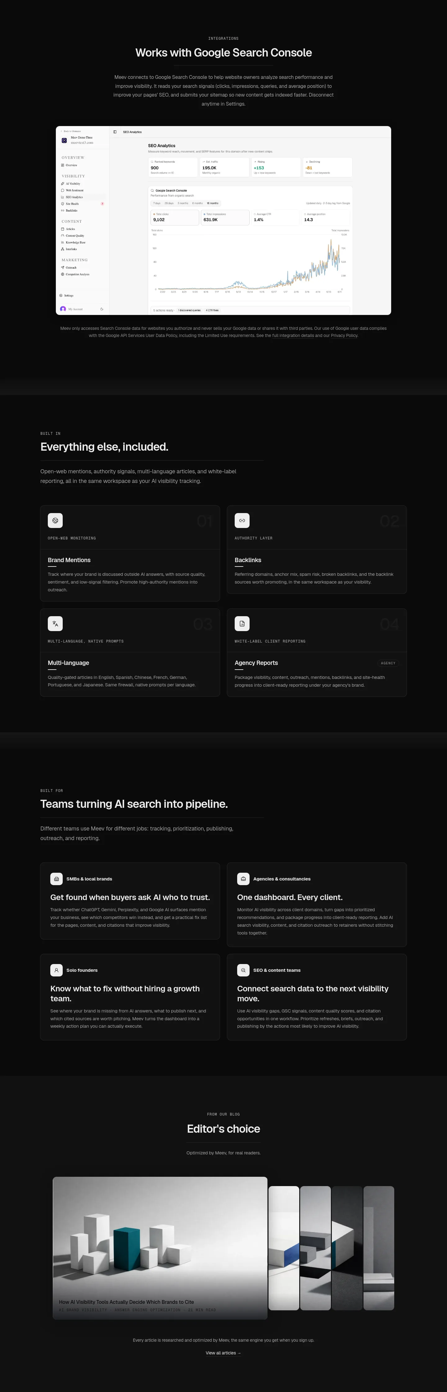 meev.ai — Logo Wall