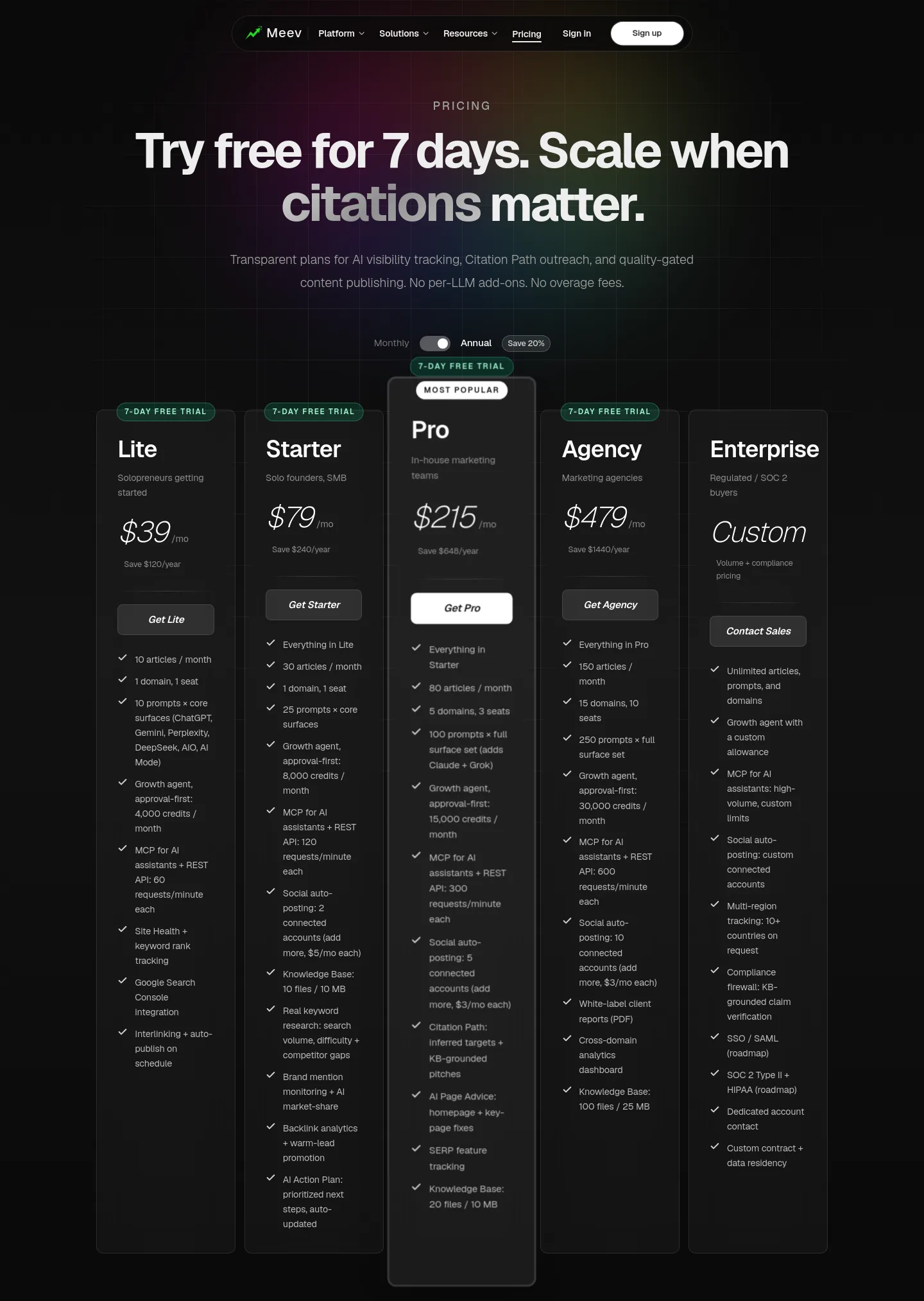 meev.ai — Hero