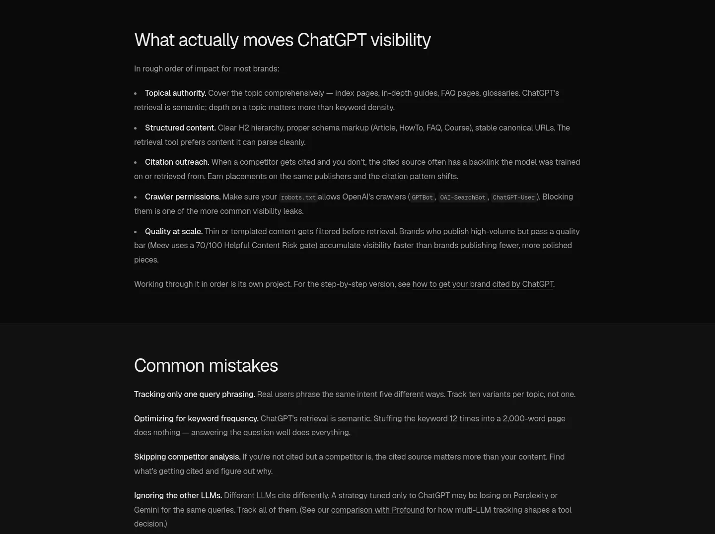 meev.ai — a real FAQ section