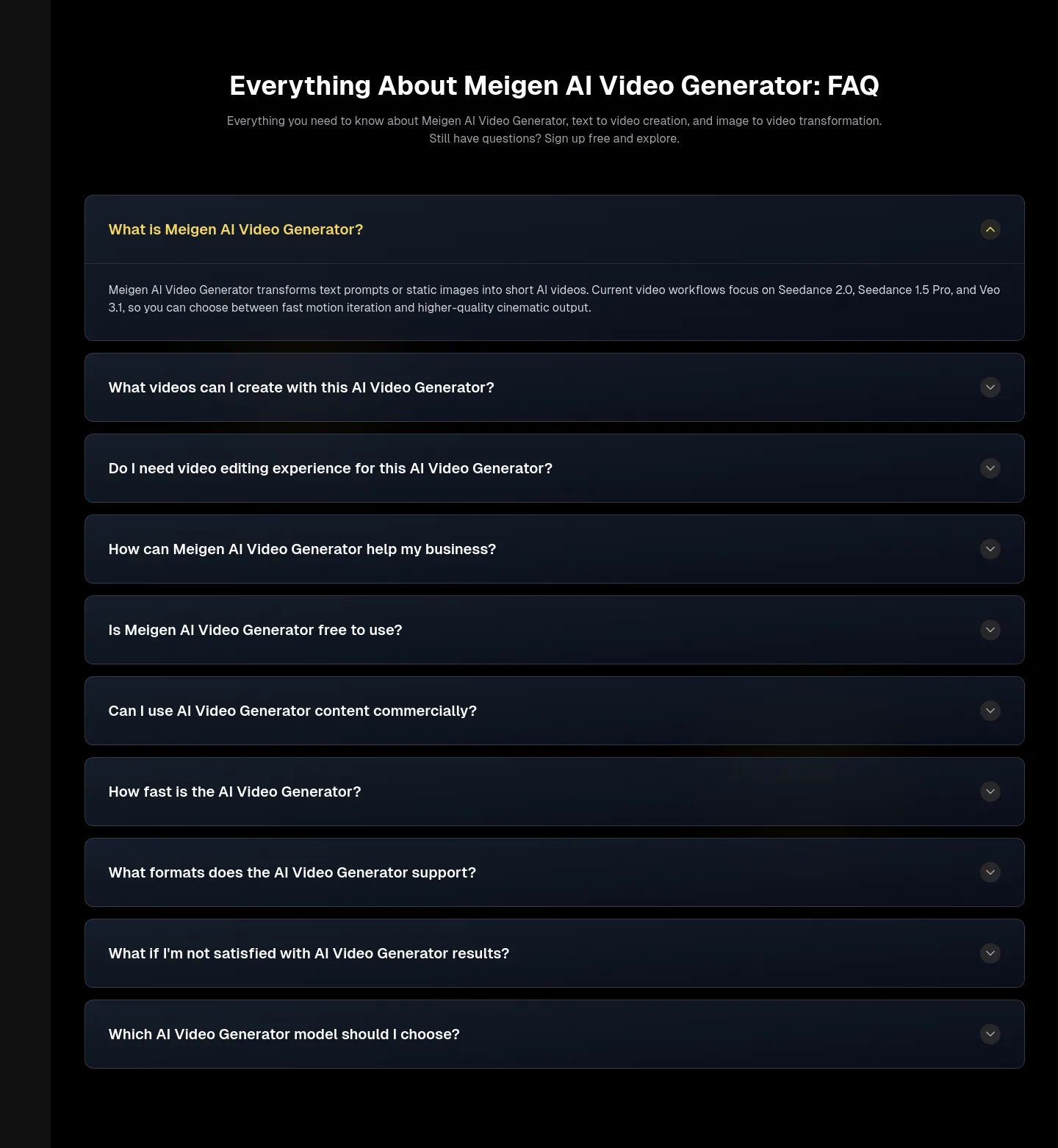 meigen-ai.com — FAQ