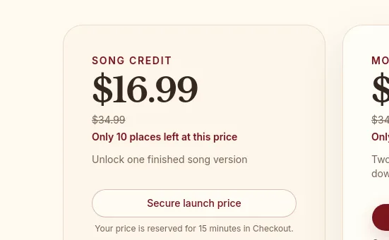 Price anchor element from melodank.com