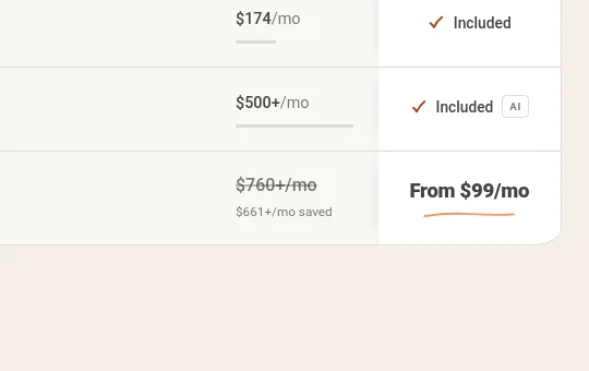 Price anchor element from mentionagent.ai