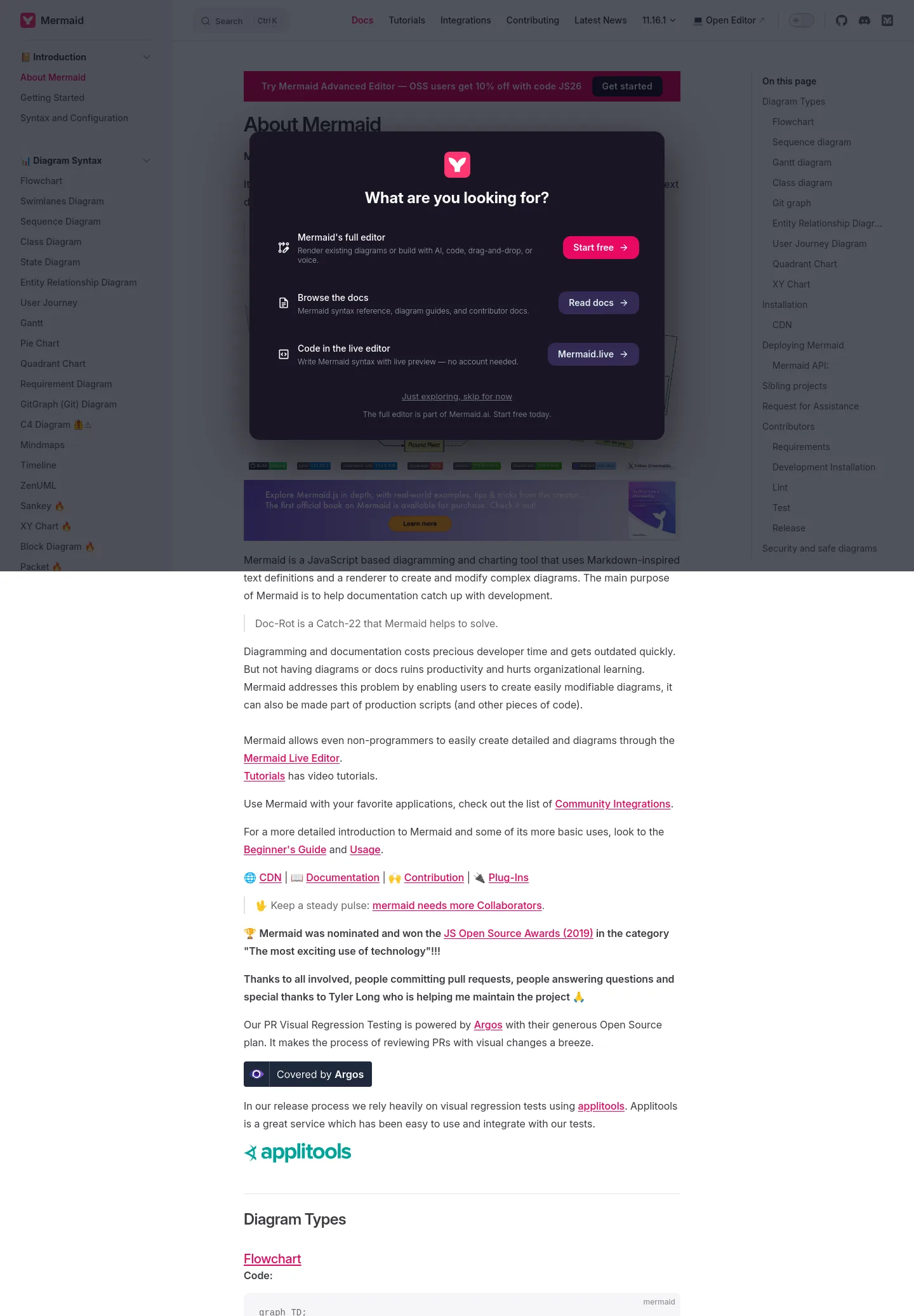 mermaid.js.org — a measured funnel