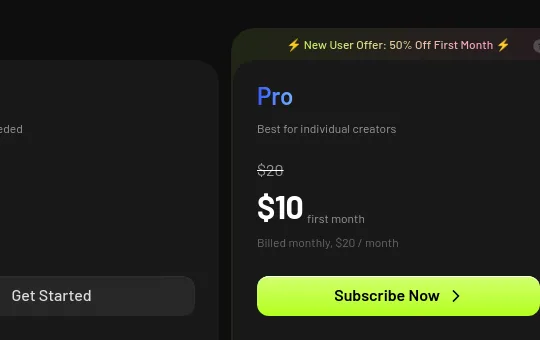 Price anchor element from meshy.ai