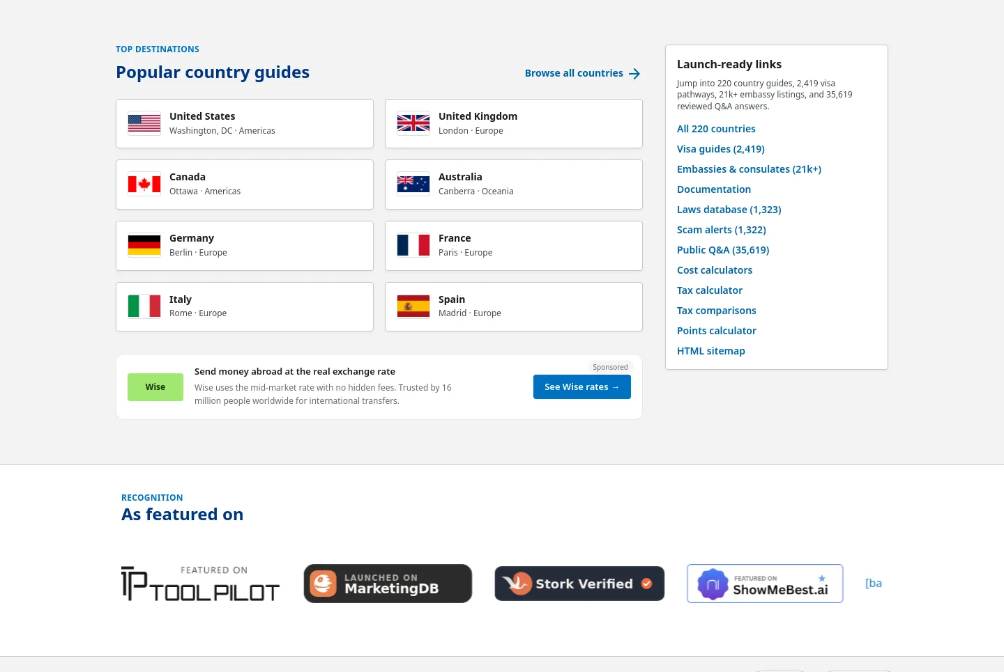 migrantiq.com — Logo Wall