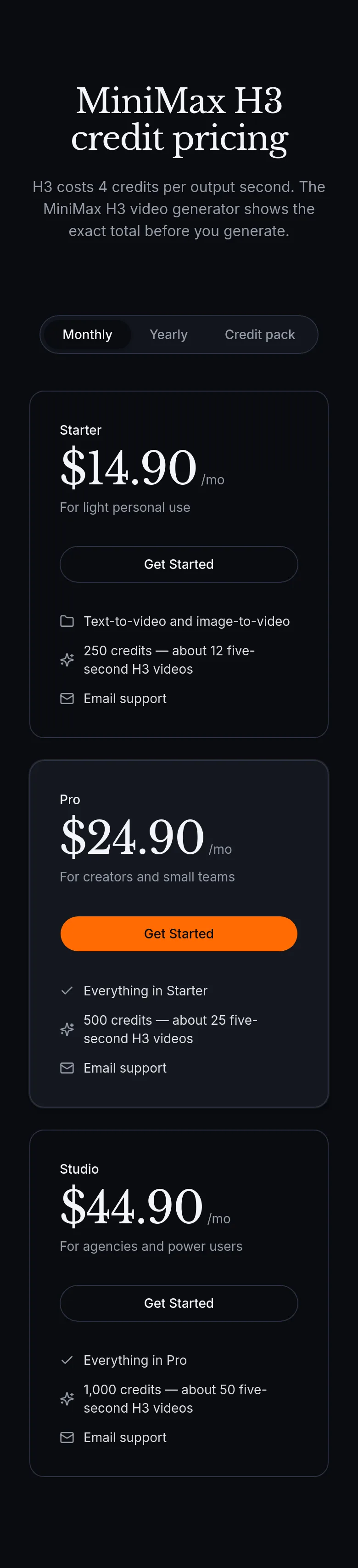 mini-max-h3.com — Pricing