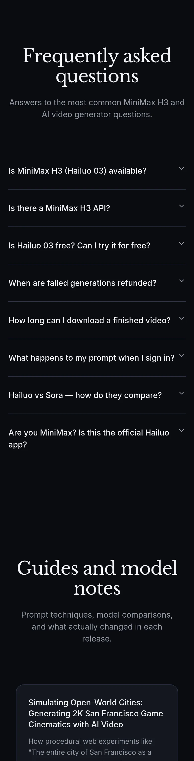 mini-max-h3.com — FAQ