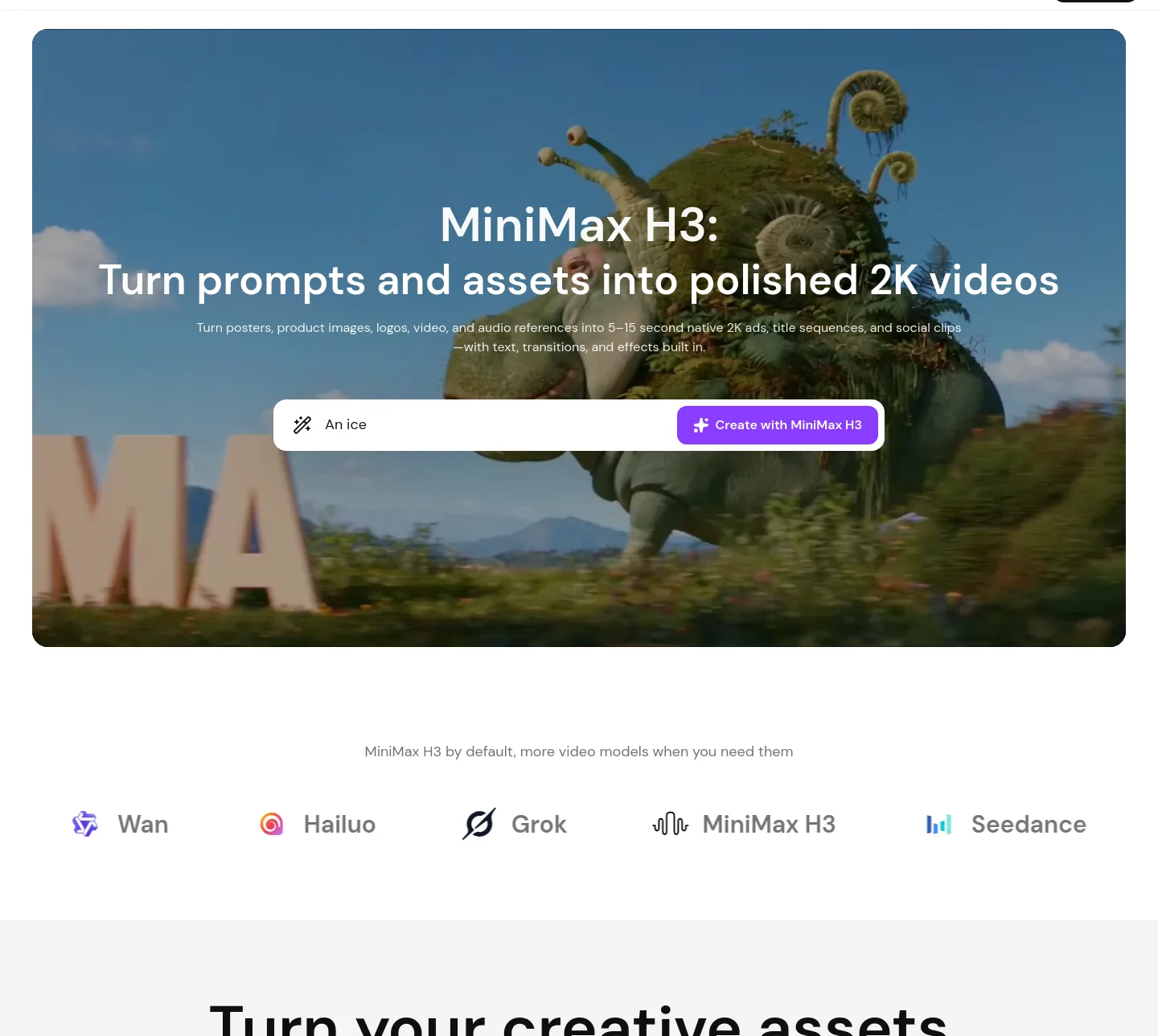 minimaxh3.tv — Hero
