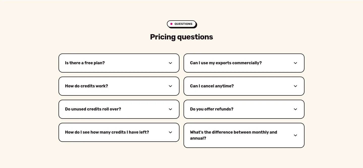 mockchats.com FAQ section