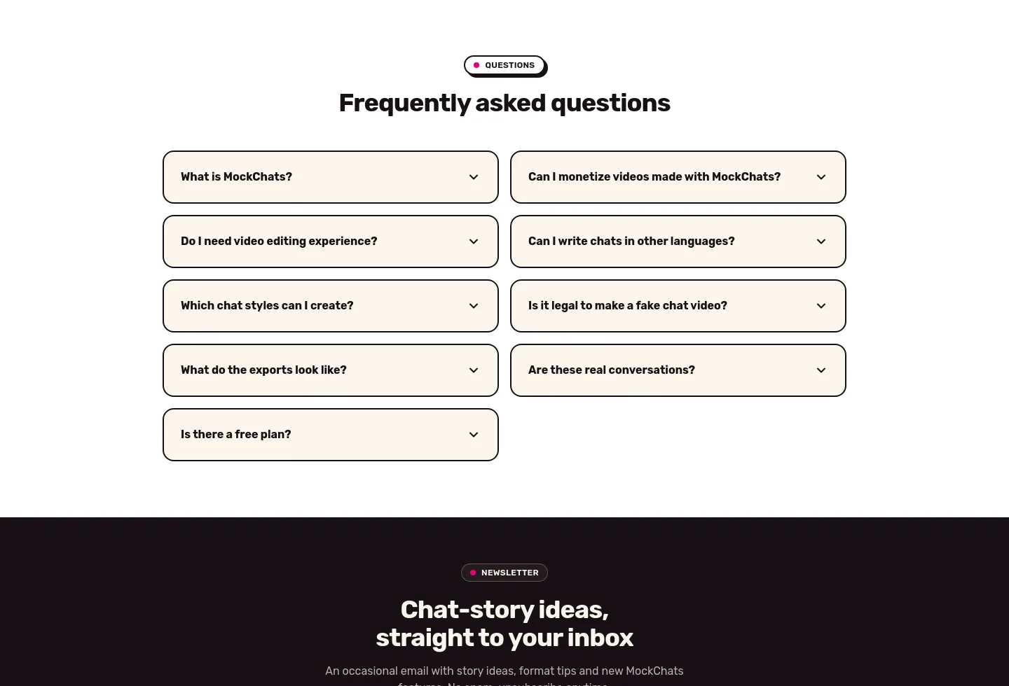 mockchats.com — FAQ