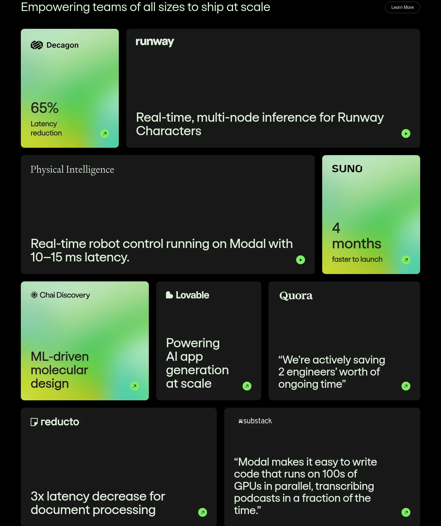 modal.com — Logo Wall