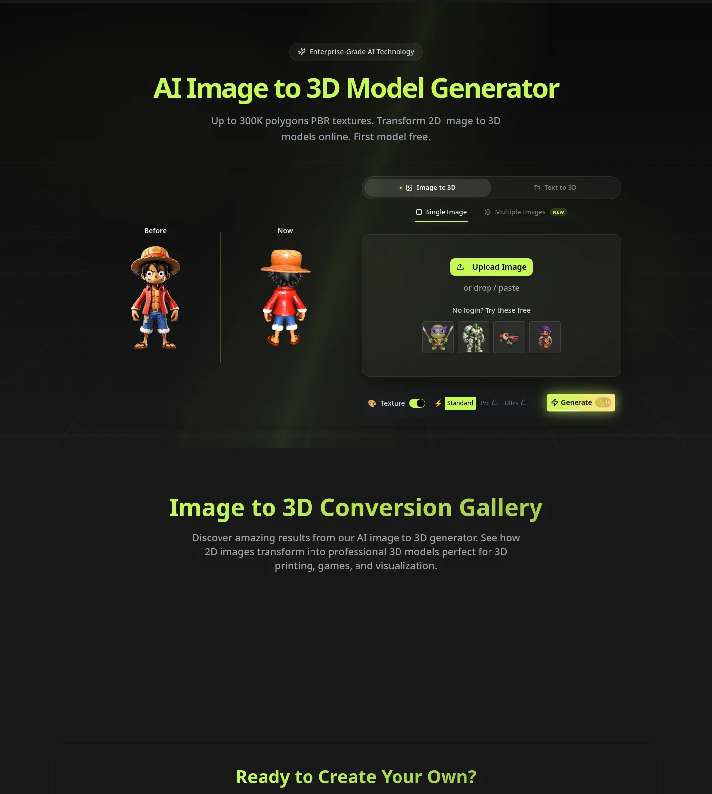 modelfy.art — Hero