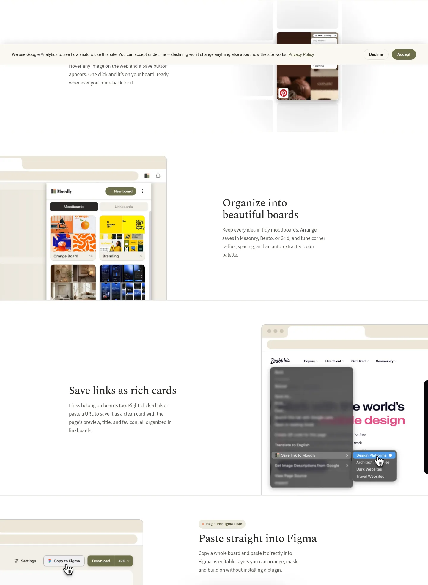 moodlyextension.com — Features