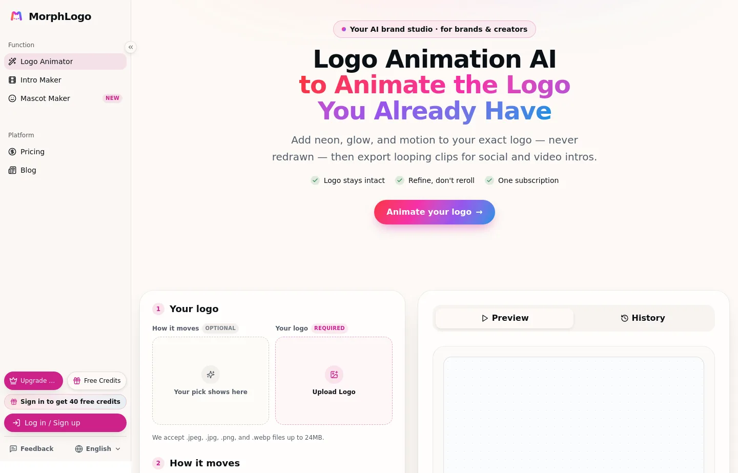 morphlogo.com — Hero