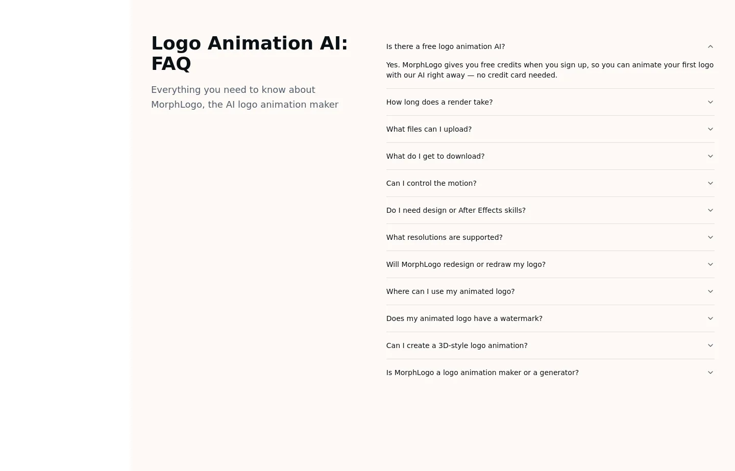 morphlogo.com — FAQ