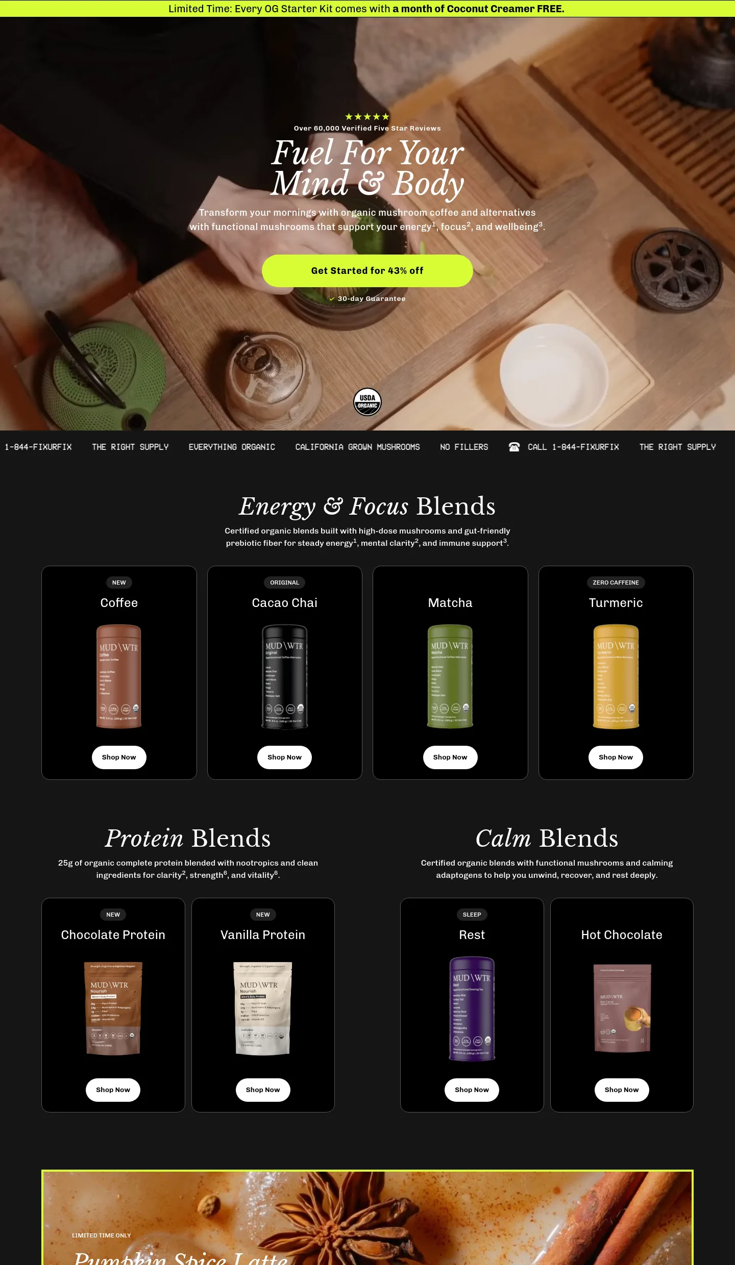 mudwtr.com — a measured funnel