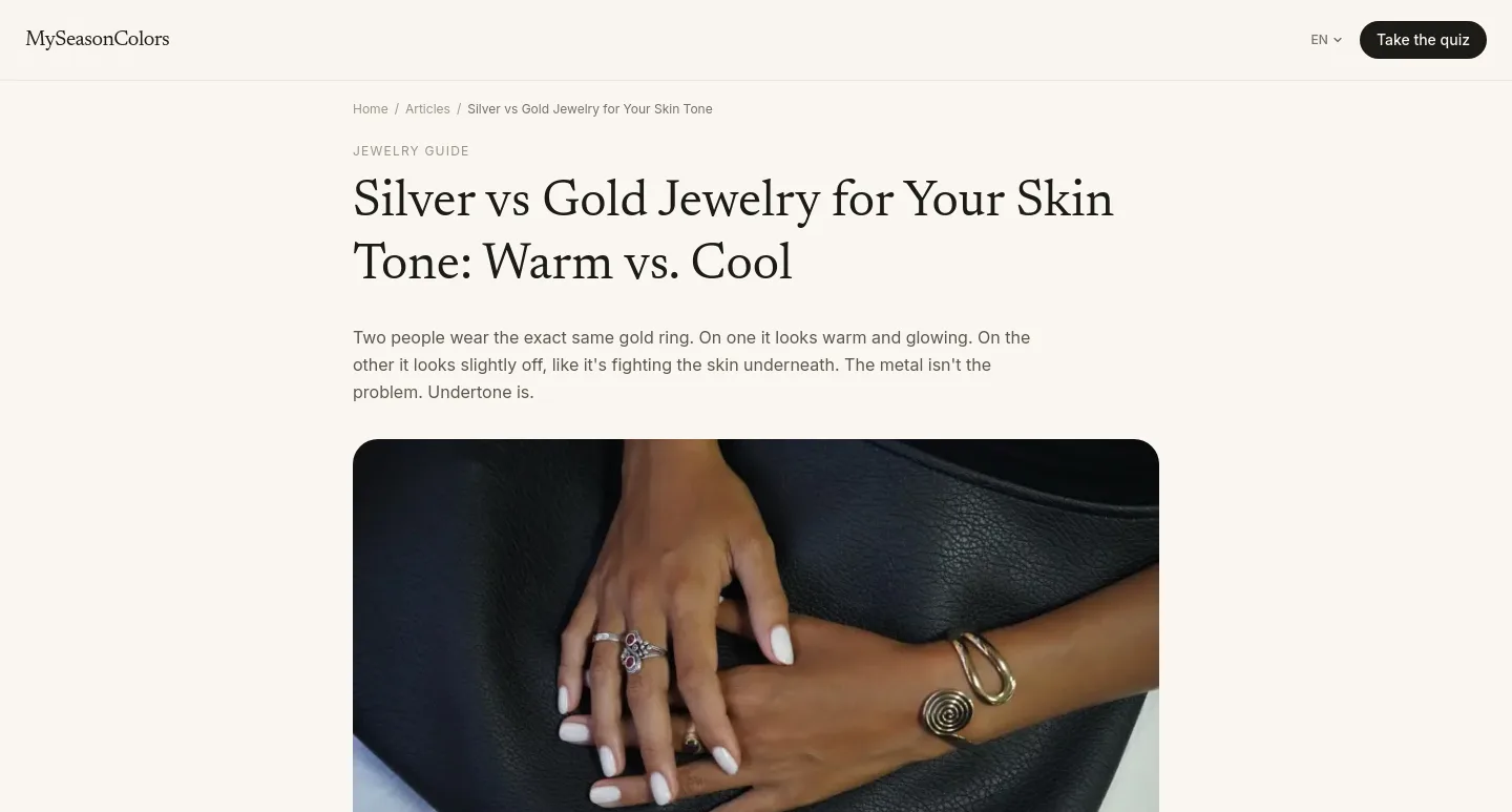 myseasoncolors.com — Hero