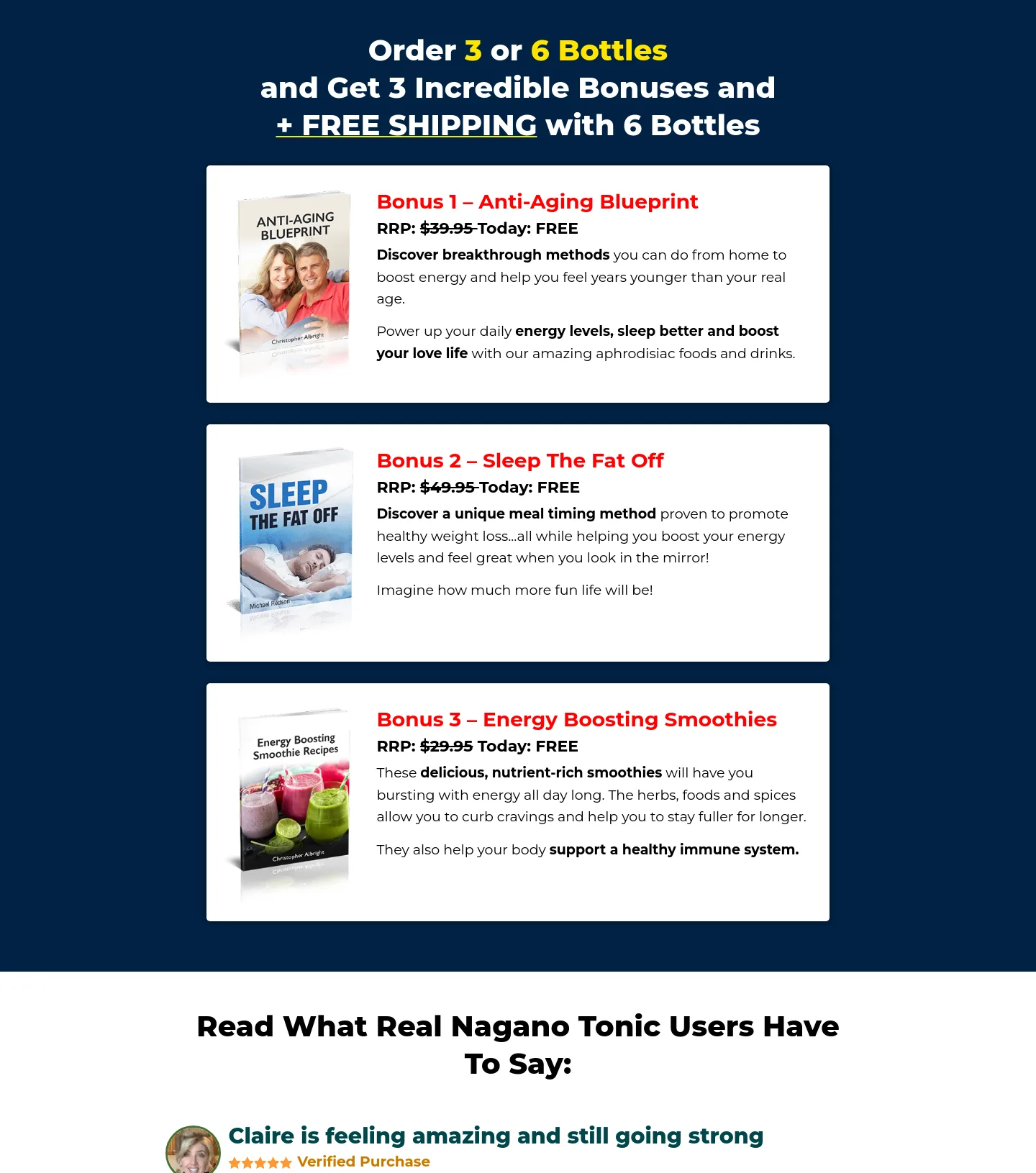 naganotonic.com — Pricing
