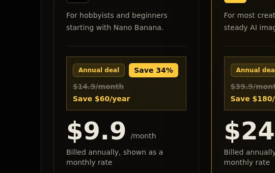 Price anchor element from nanobanana.bingo