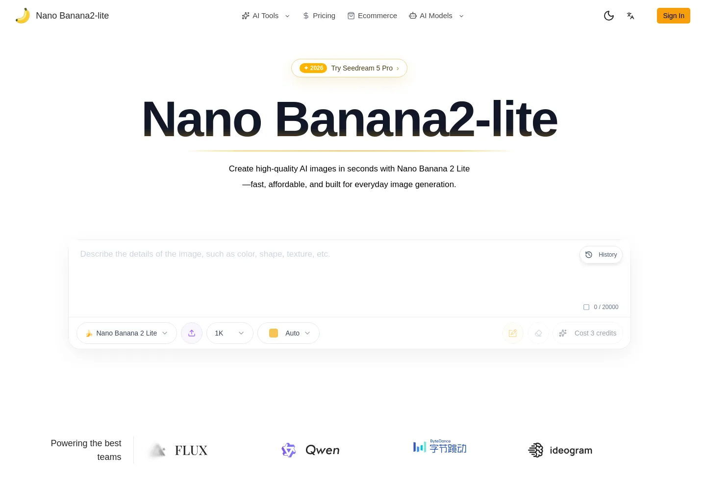 nanobanana2-lite.io — a real The Objection-Handler page