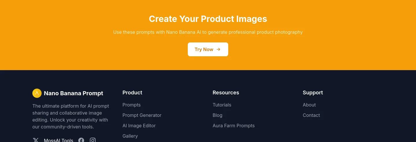 nanobananaprompt.org — CTA