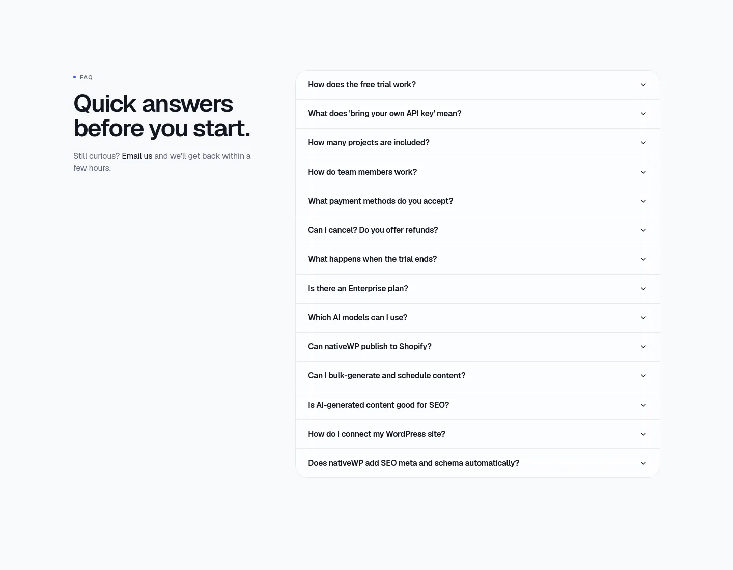 nativewp.app — FAQ