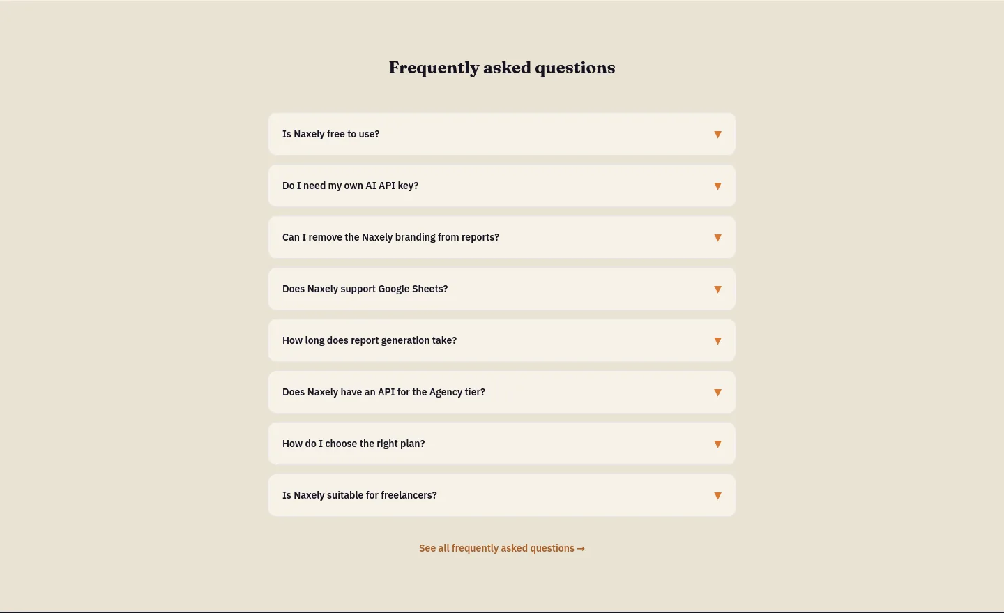 naxely.com — FAQ