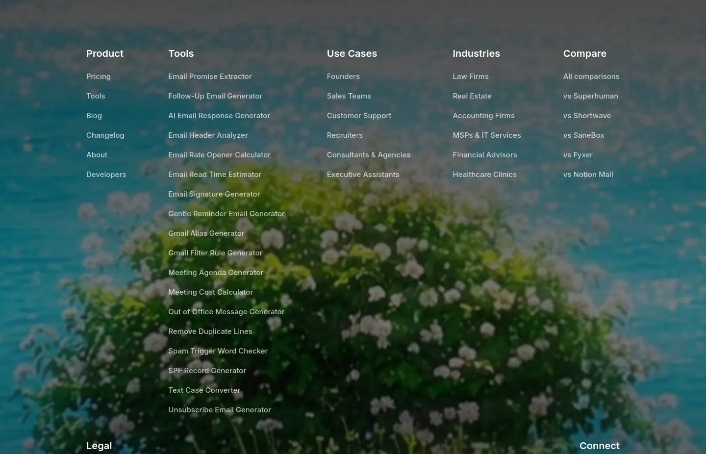 neatmail.app — a real Features section