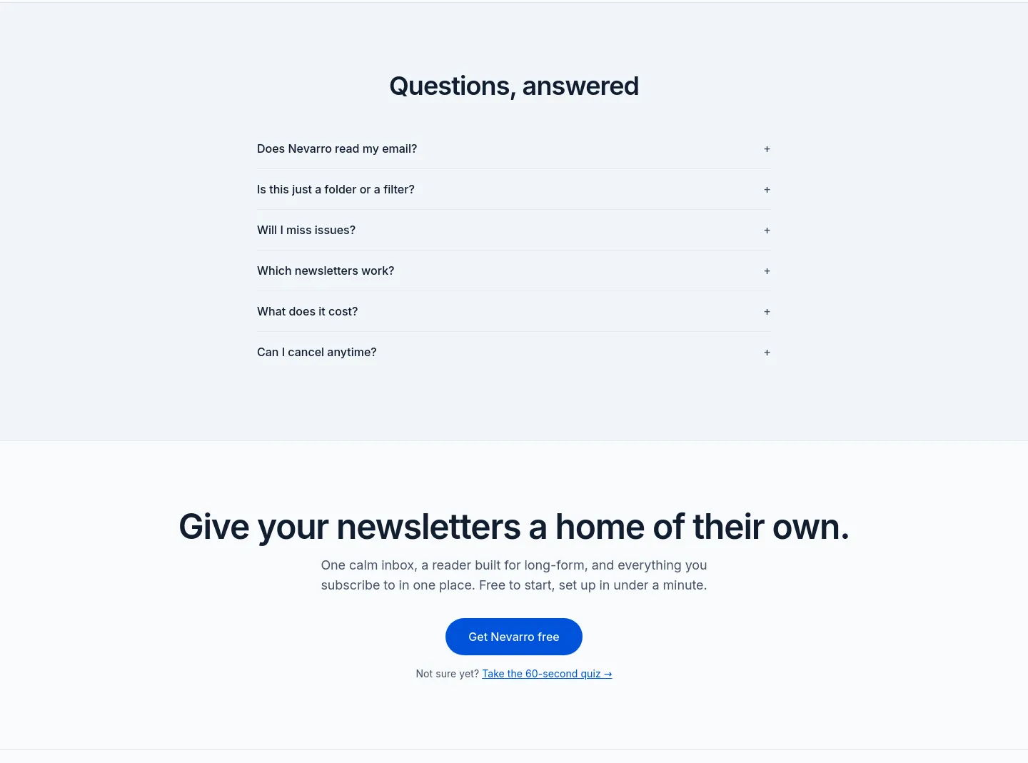 nevarroapp.com — FAQ